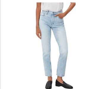 Everlane the 90’s Cheeky Jean High no stretch jeans Sunwashed Blue NEW NWT 27R
